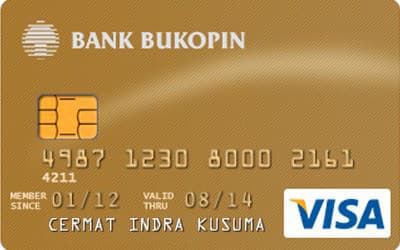 Kartu Kredit Bukopin Visa Gold