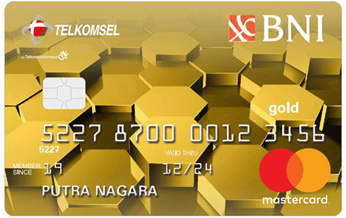 Kartu Kredit BNI Telkomsel Gold