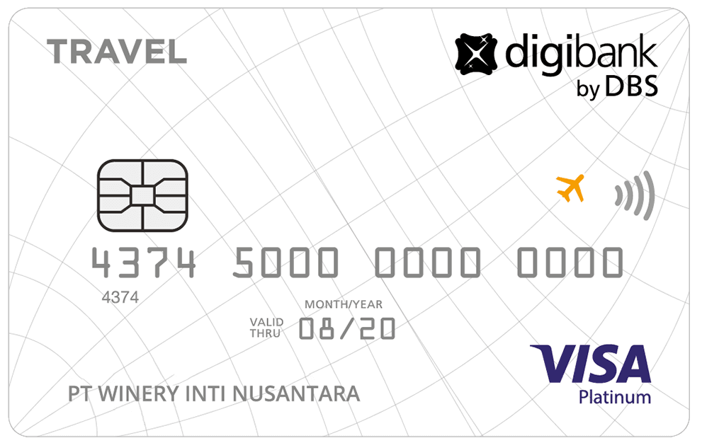 Kartu Kredit DigiBank Travel Visa Platidum